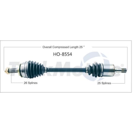 Surtrack Axle Cv Axle Shaft, Ho-8554 HO-8554